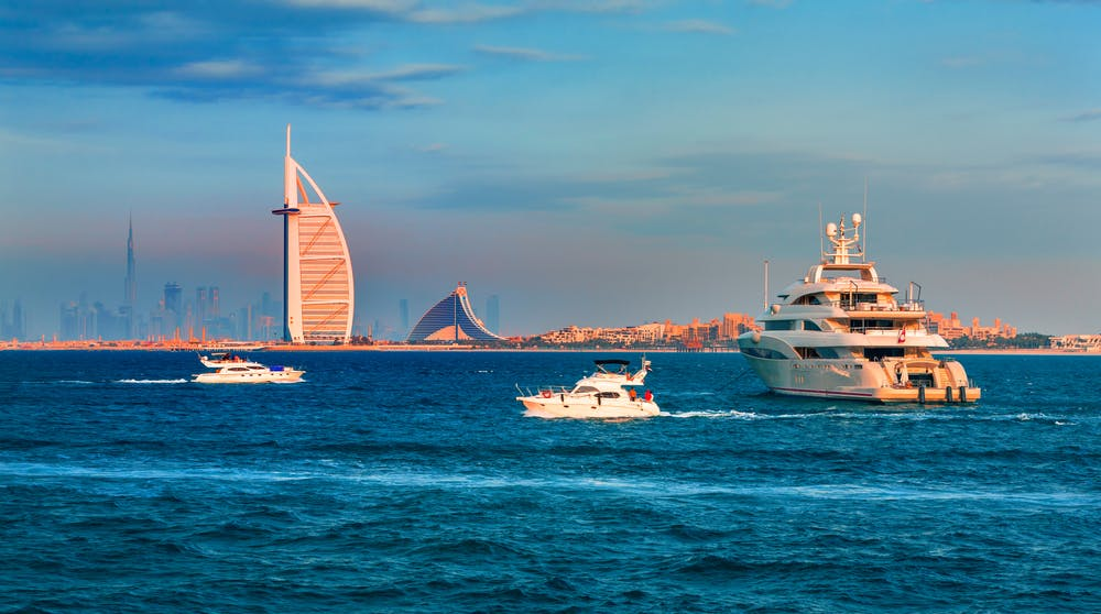 The Yellow Boats: 99-Min Premium Boat Tour - Palm, Burj Al Arab & Dubai Marina - Photo 1 of 2
